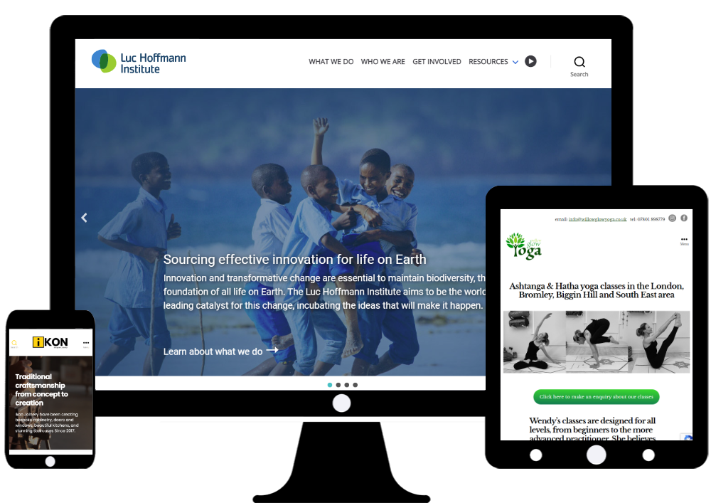 Spring Design update - web design and illustration