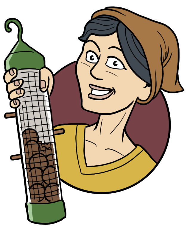 Illustration of woman gardening by John Cooper
